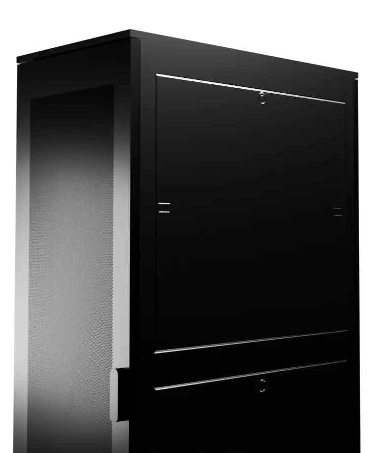 A full width 42U Rack